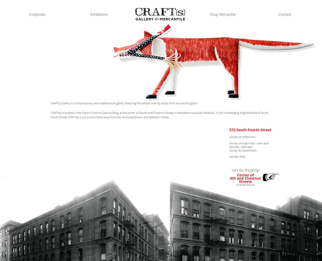 CRAFT s Gallery and Mercantile Web Design Louisville KY